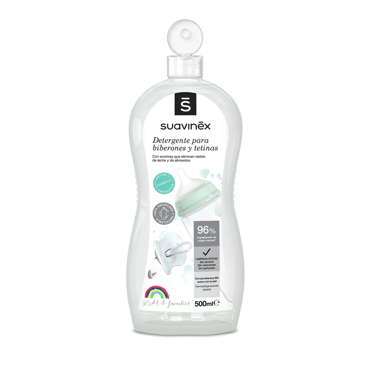 SUAVINEX - Detergente Limpiador Biberones 500 Ml Suavinex
