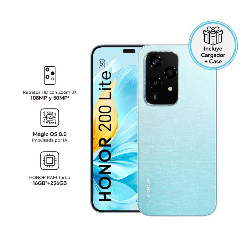 HONOR - Honor200lite8+256starry Blue