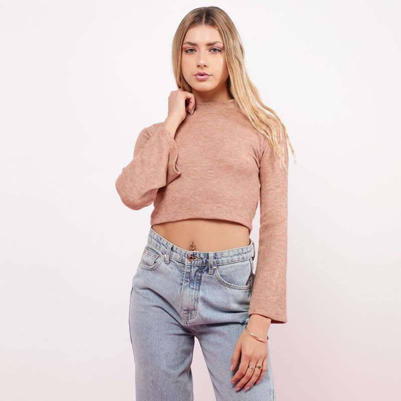 SYBILLA - Chompa Manga Larga Mujer Sybilla