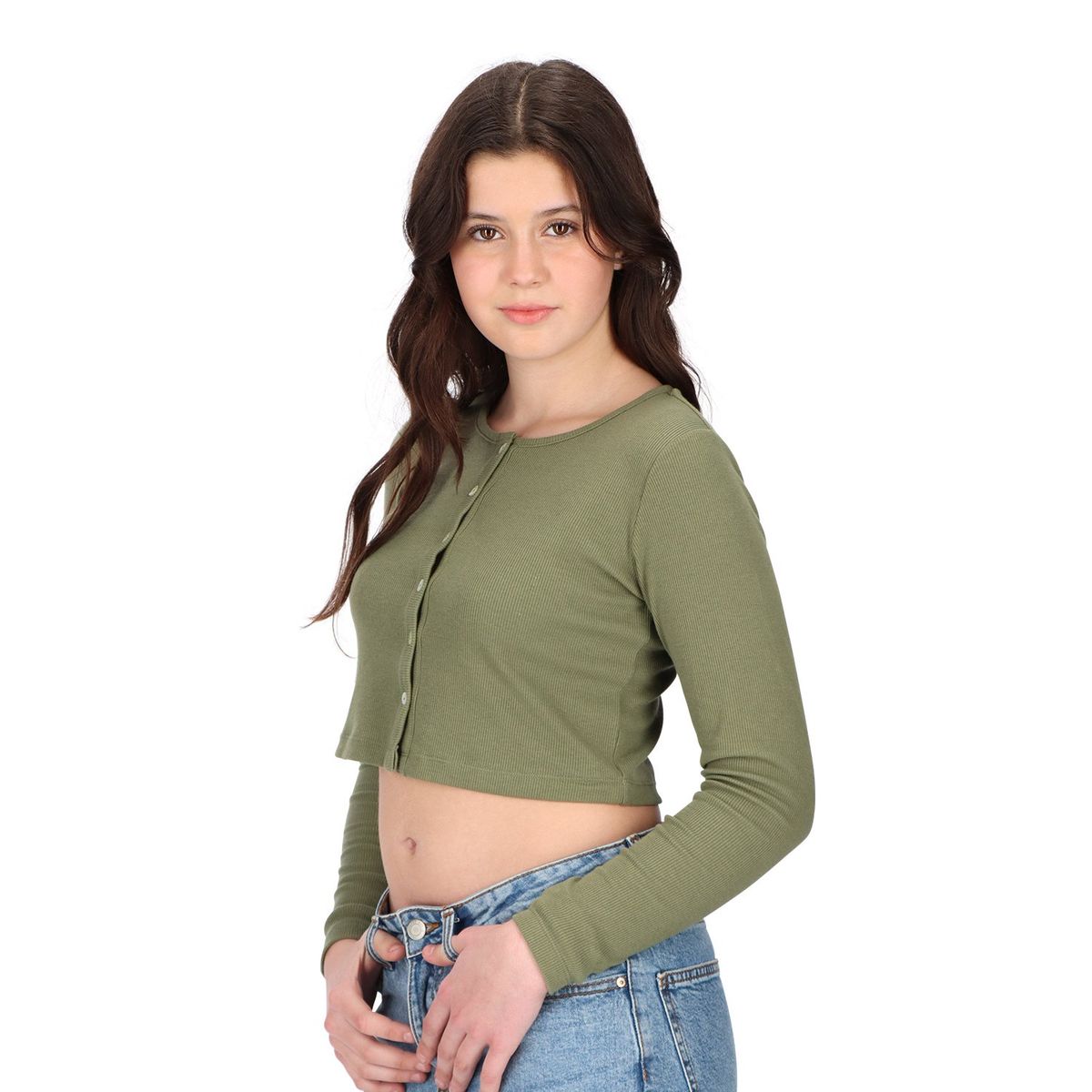 CAFFARENA - Polo Crop Top Mujer Caffarena