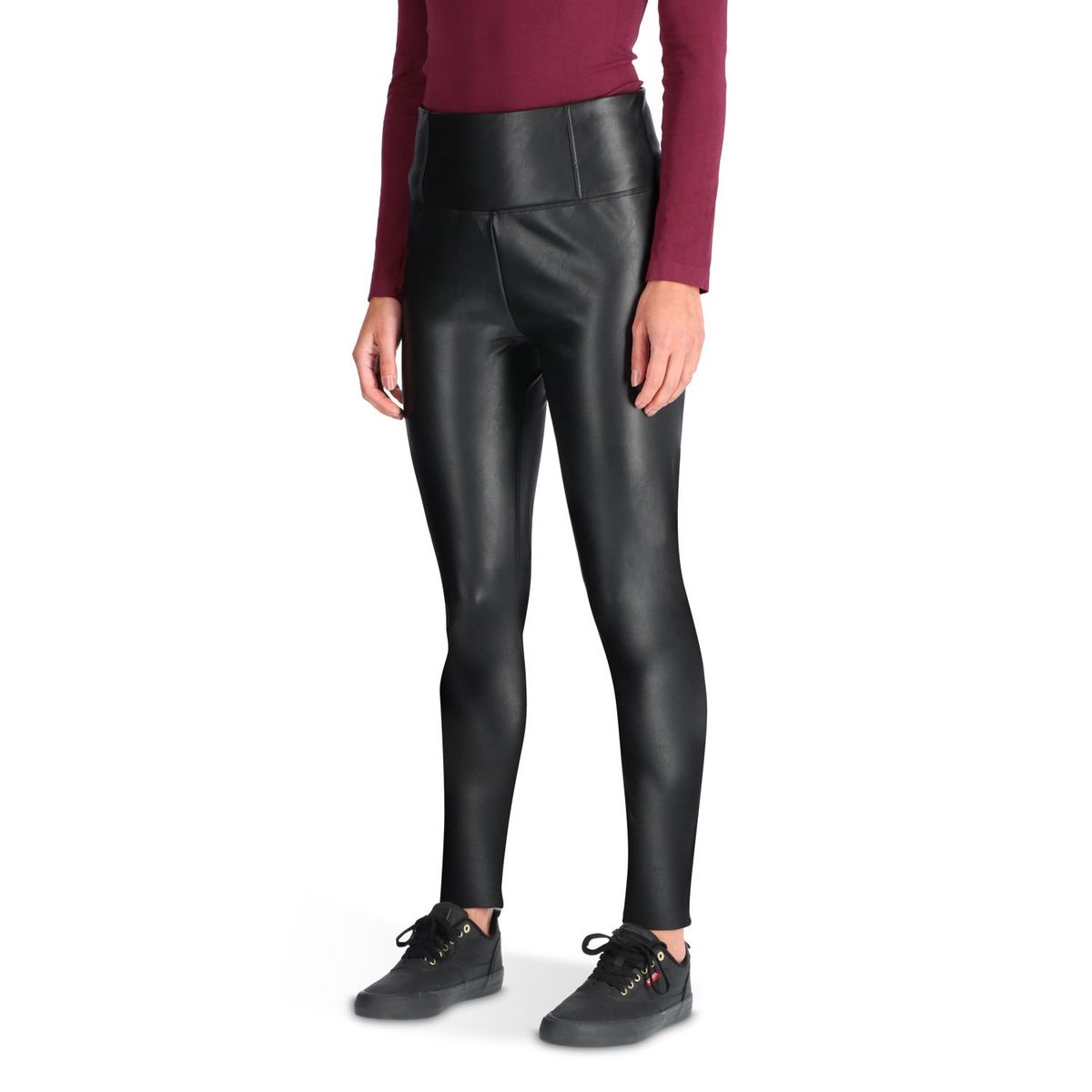 CAFFARENA - Legging Ecocuero Mujer Caffarena