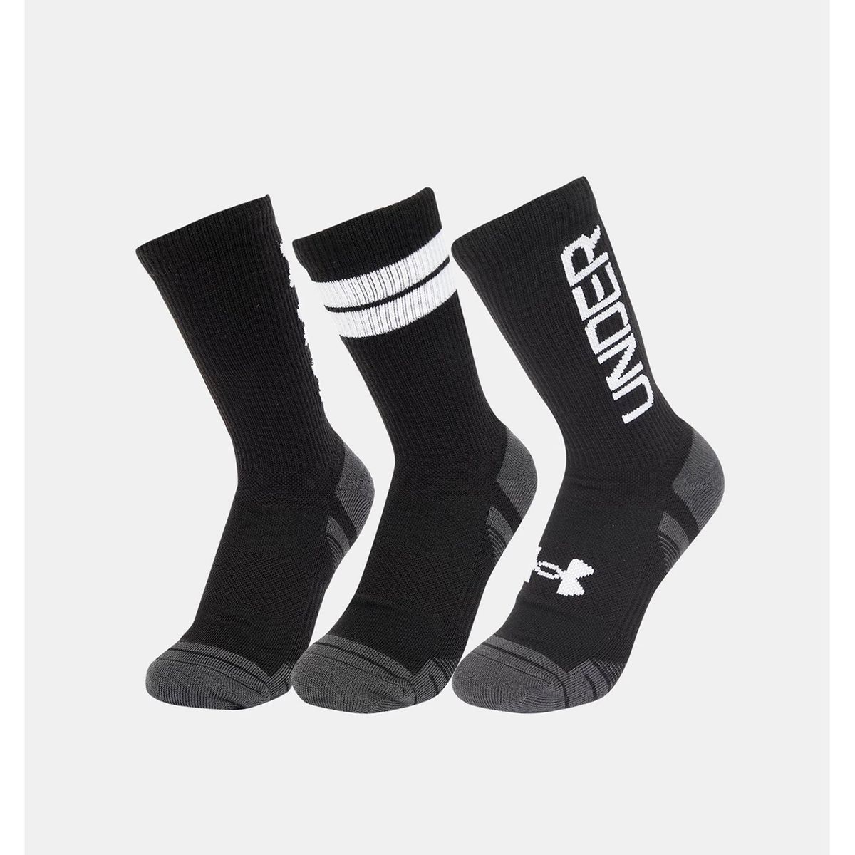 UNDER ARMOUR - Pack x3 Medias Deportivas Crew Under Armour