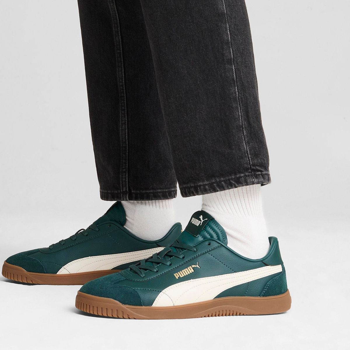 PUMA - Zapatillas Urbanas Hombre Puma Club 5v5 Sd Verde
