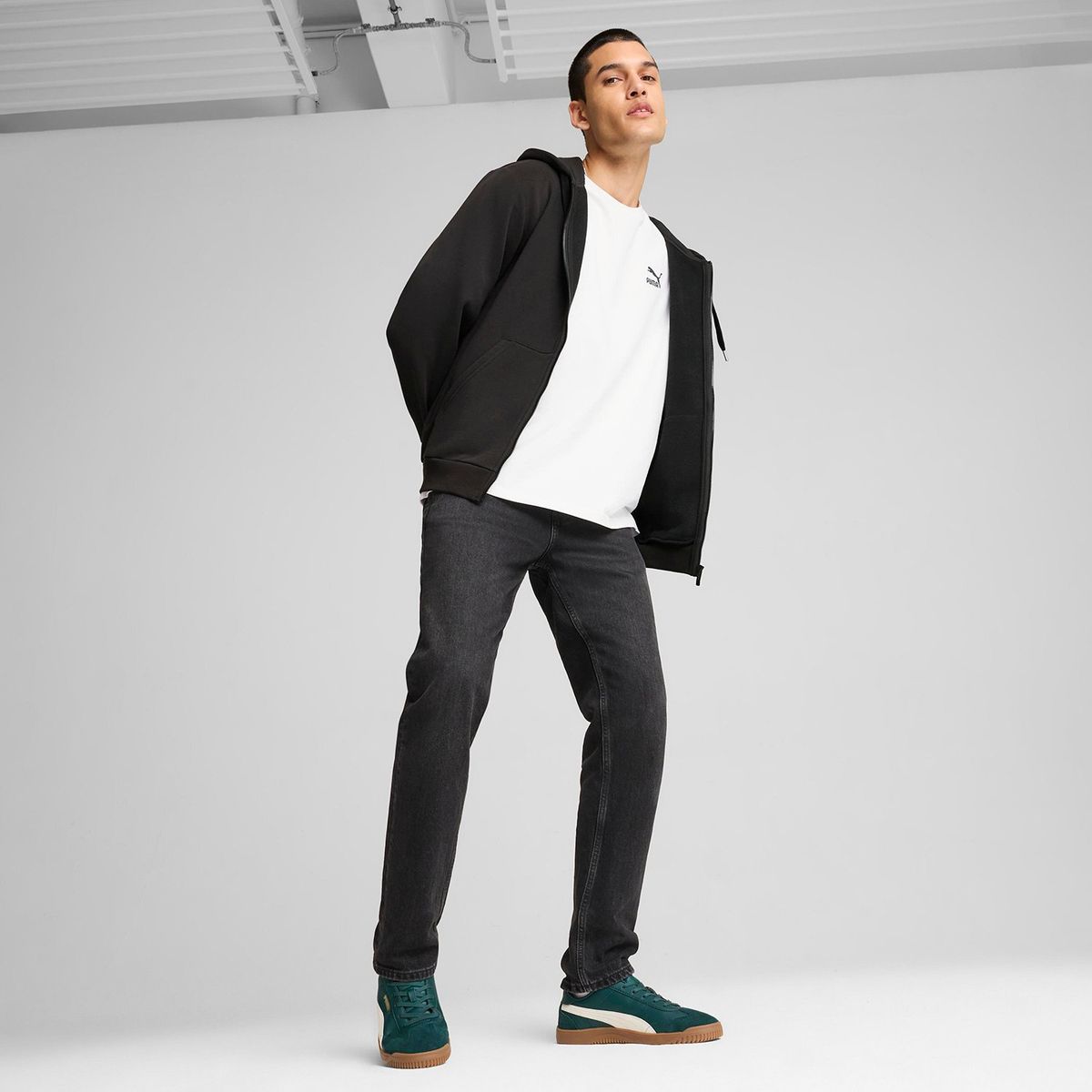 PUMA - Zapatillas Urbanas Hombre Puma Club 5v5 Sd Verde