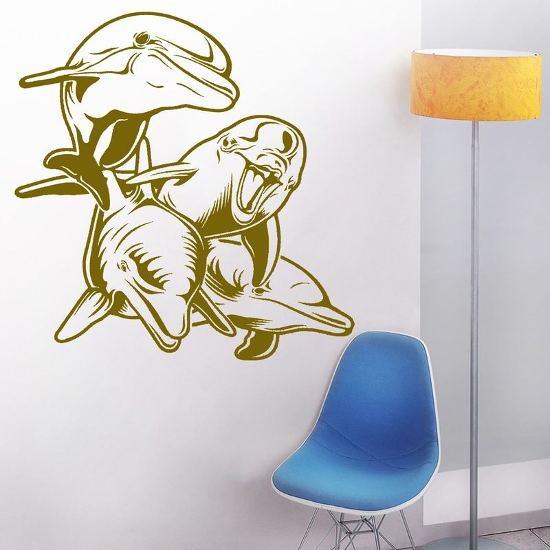 STICKART - Vinilo Decorativo Delfines