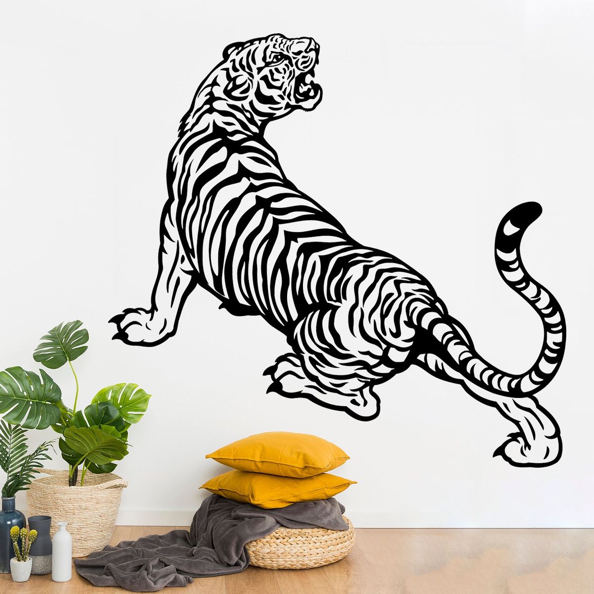 STICKART - Vinilo Tigre Rugiendo