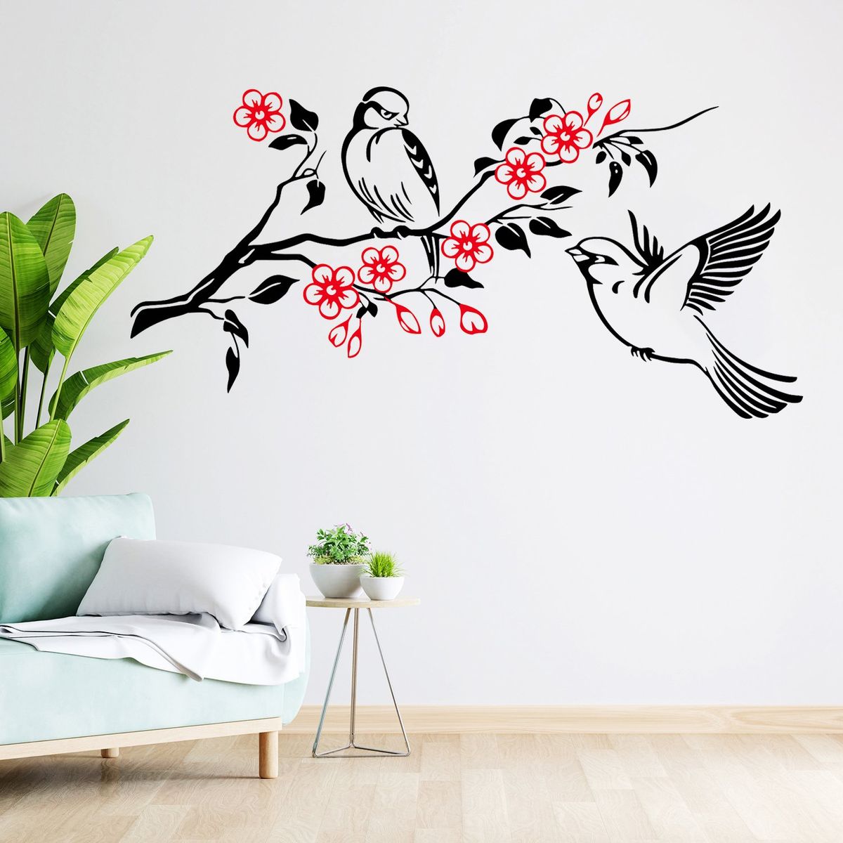 STICKART - Vinilo Pareja De Aves