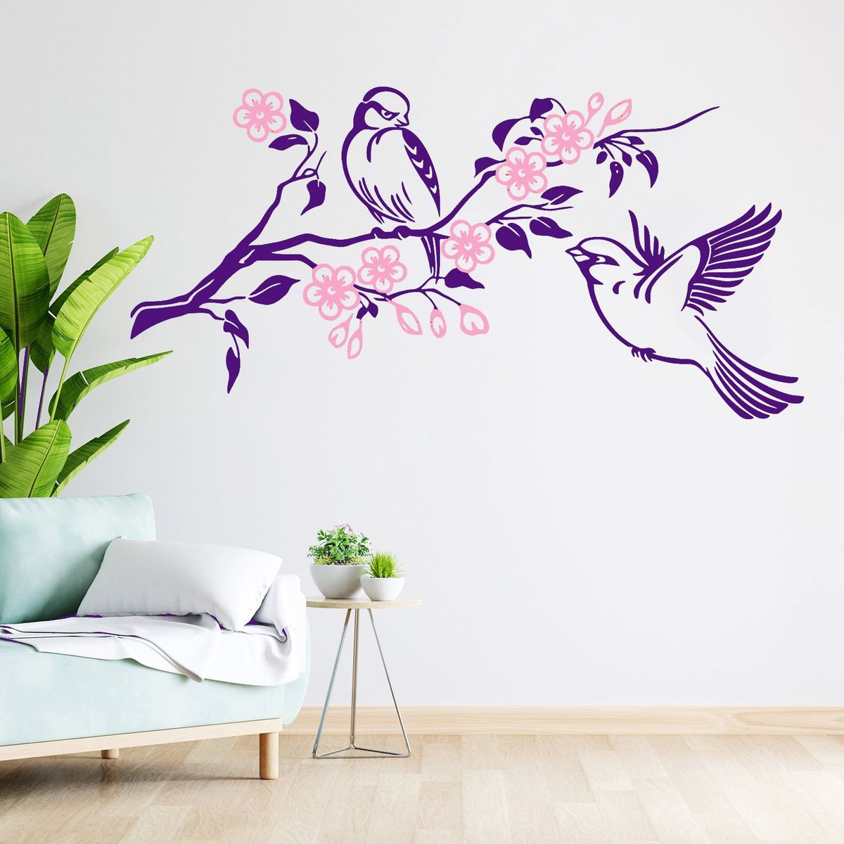 STICKART - Vinilo Pareja De Aves
