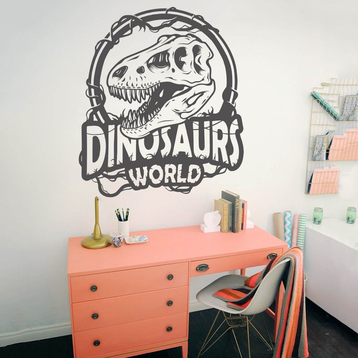 STICKART - Vinilo Dinosaur World Rex