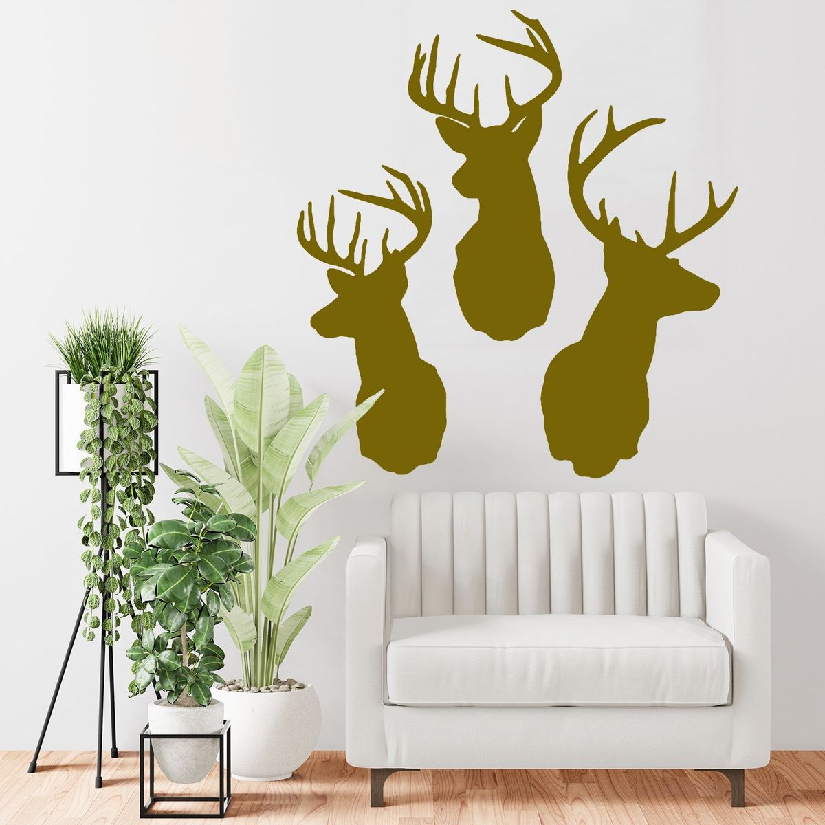 STICKART - Vinilo Cabezas De Ciervo