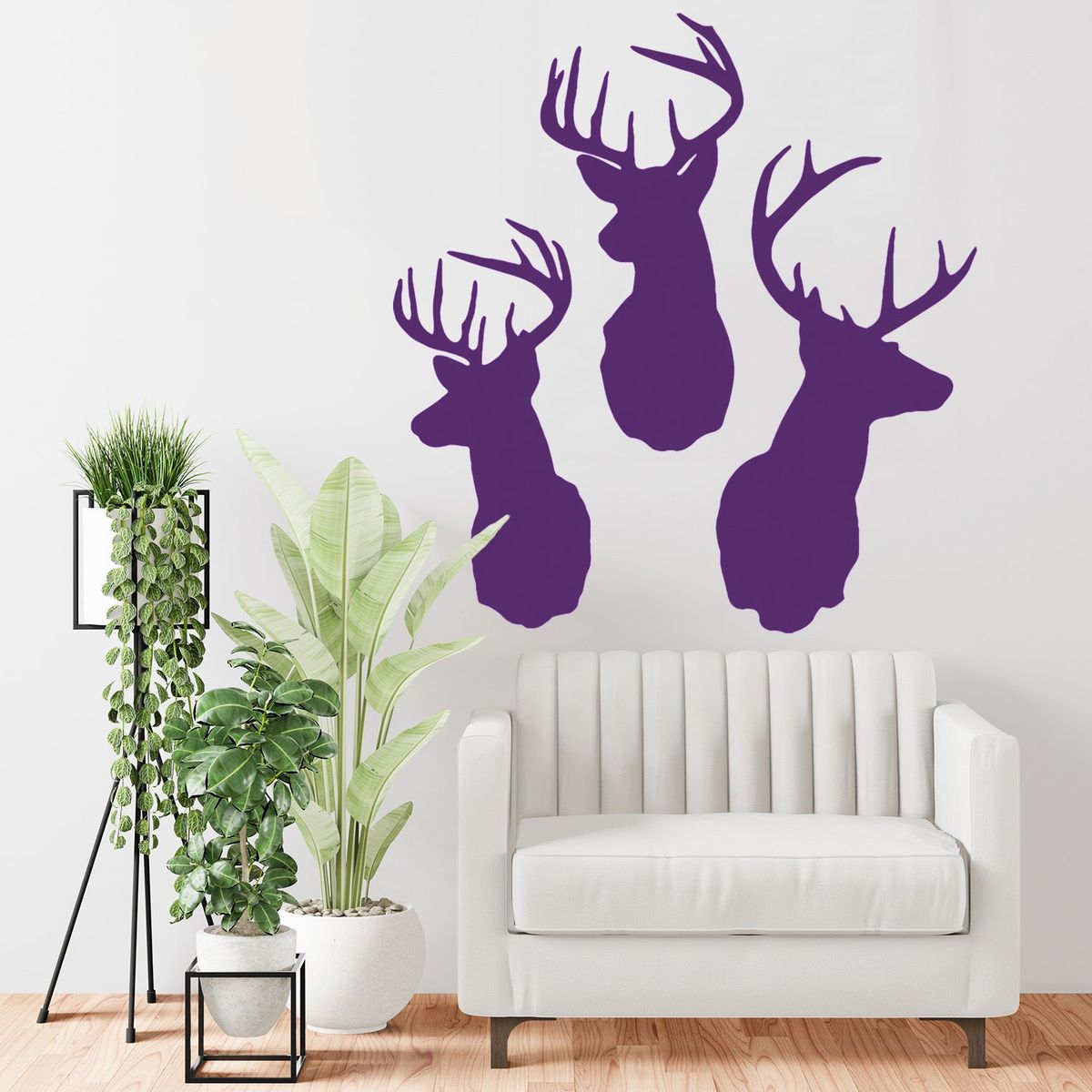 STICKART - Vinilo Cabezas De Ciervo