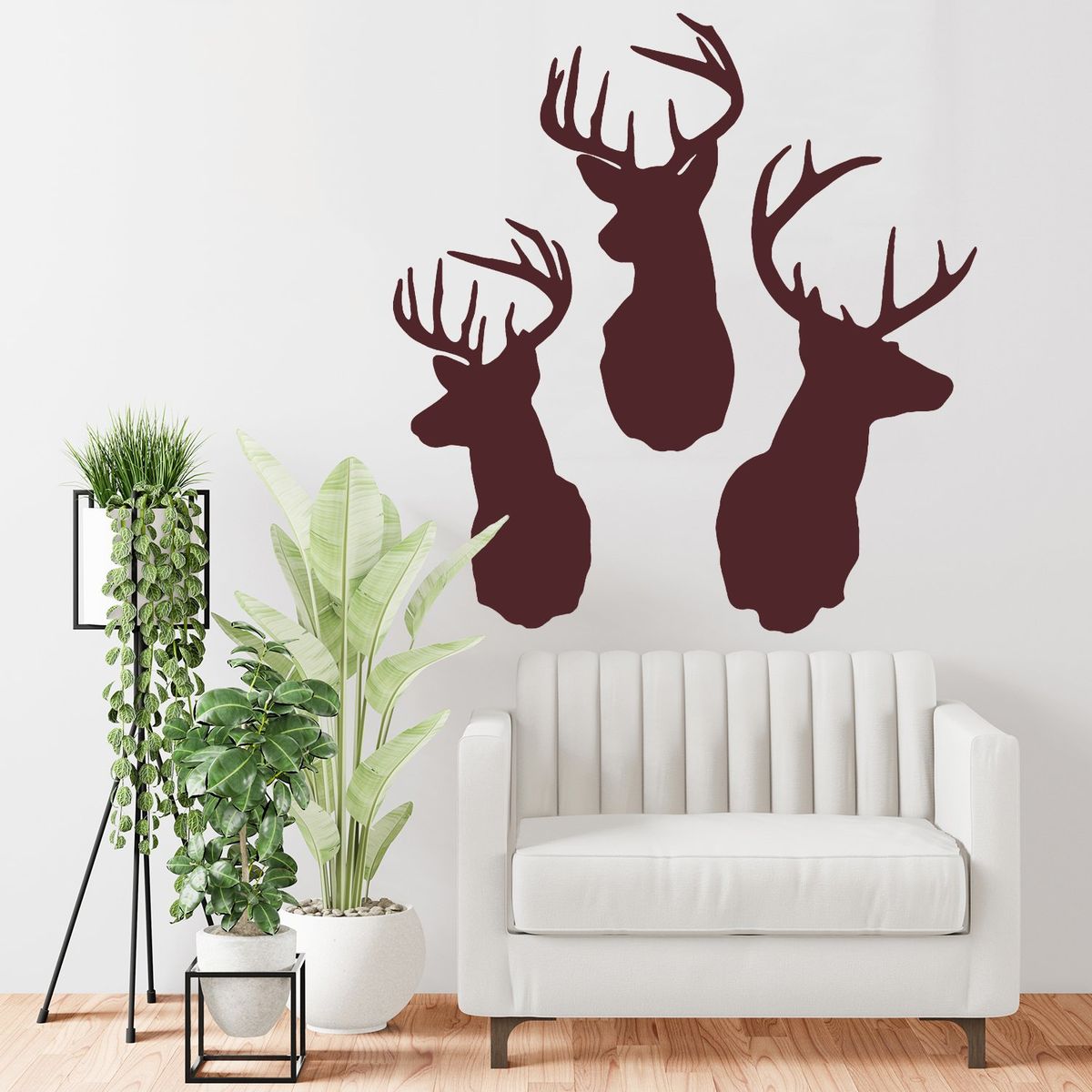 STICKART - Vinilo Cabezas De Ciervo