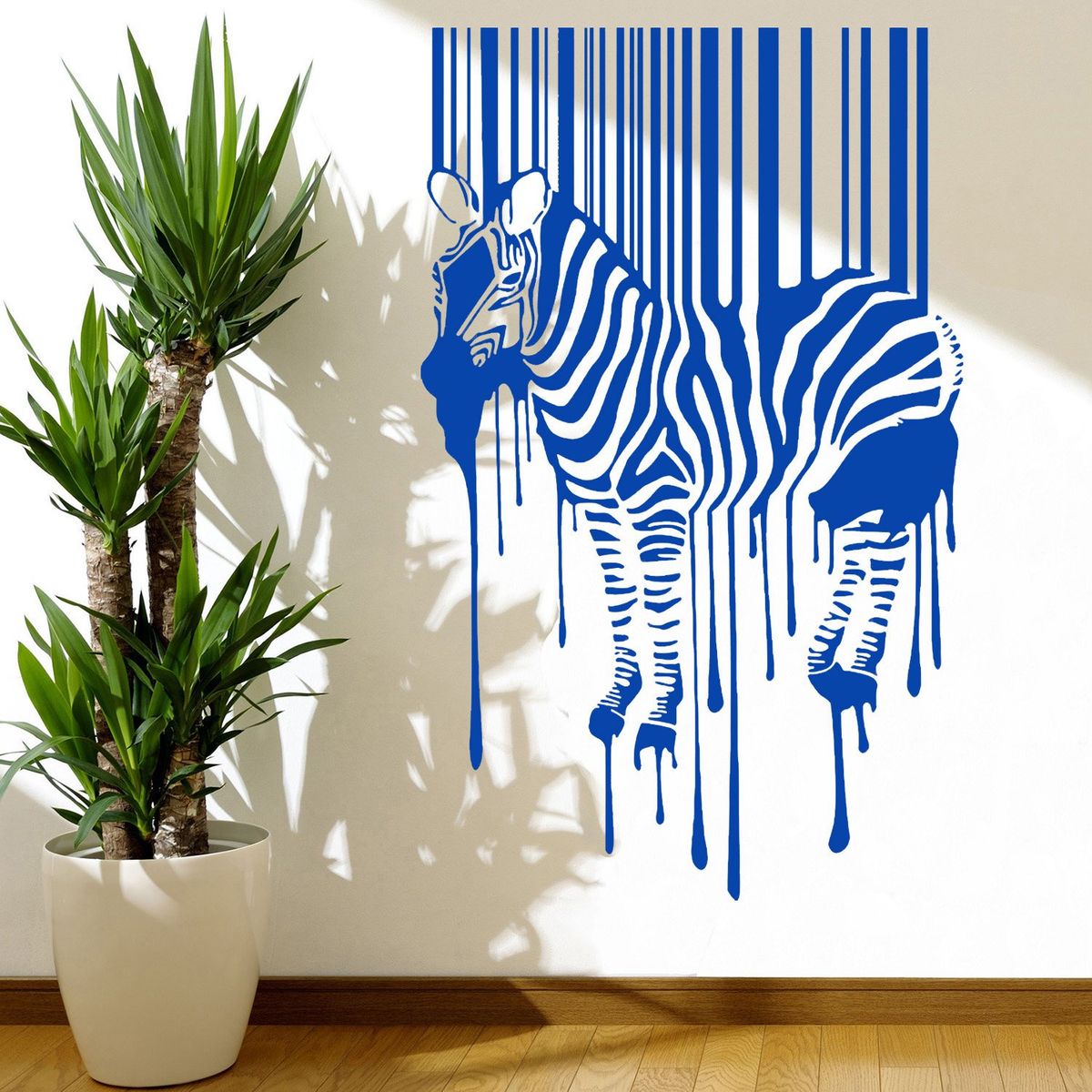 STICKART - Vinilo Cebra Código De Barras