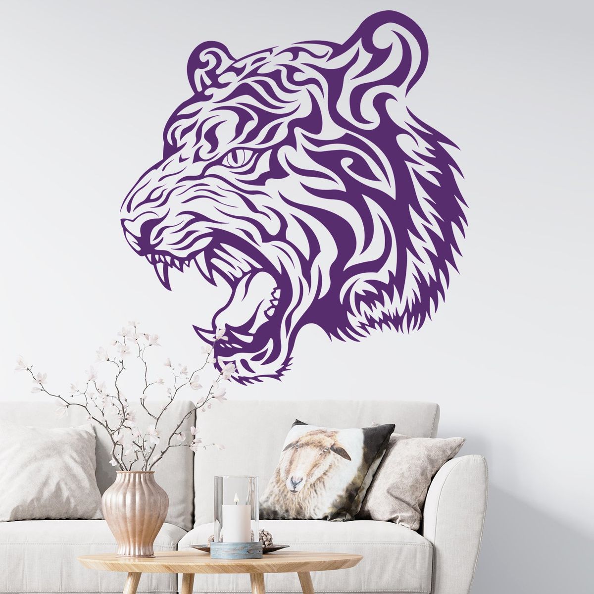 STICKART - Vinilo Cabeza De Tigre