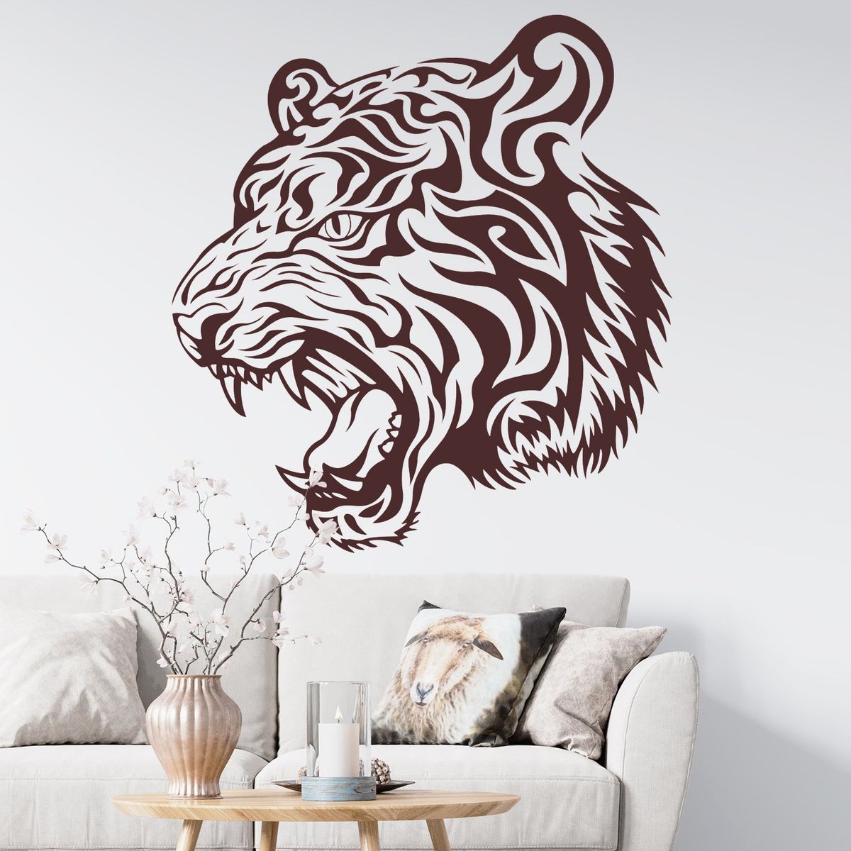 STICKART - Vinilo Cabeza De Tigre