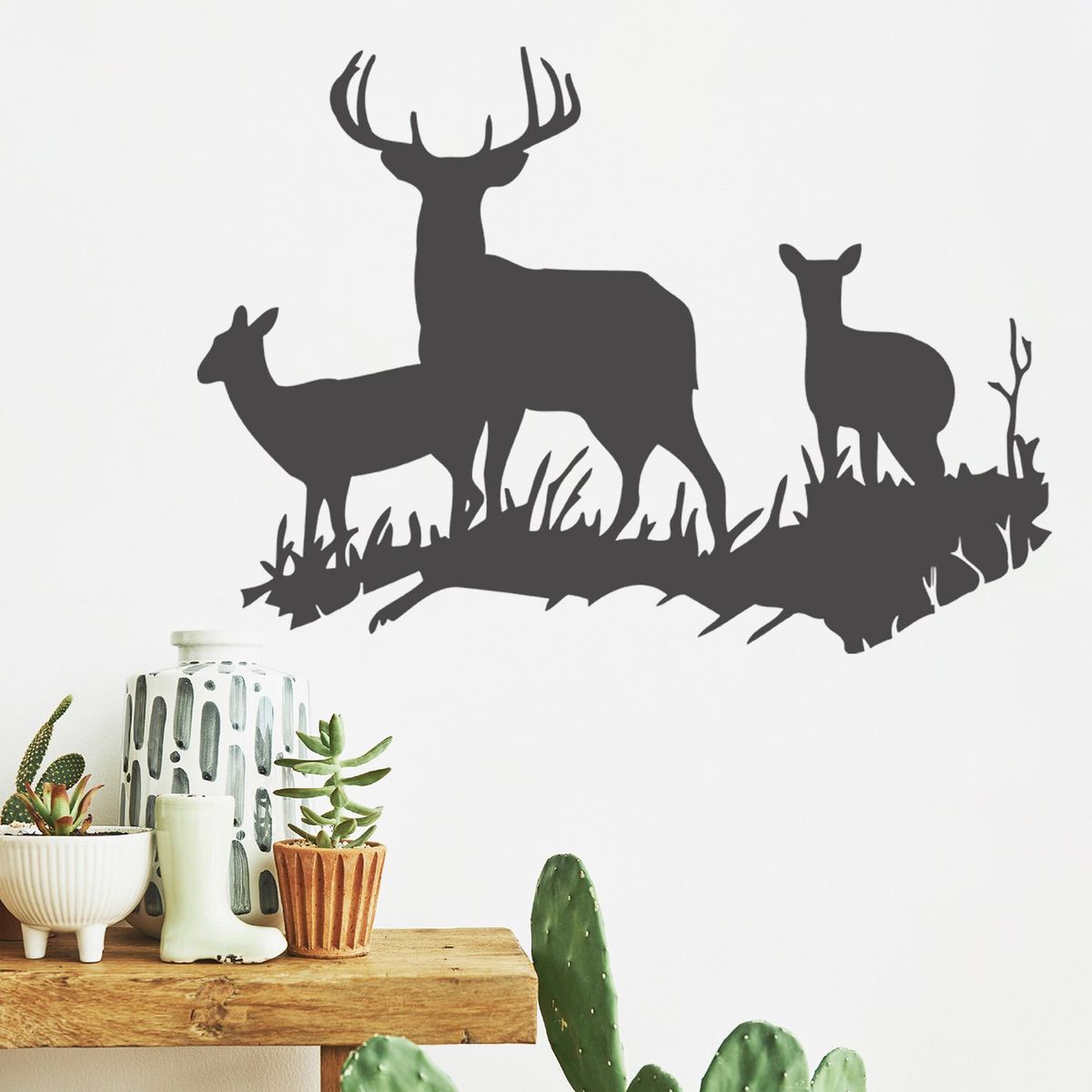 STICKART - Vinilo Grupo De Ciervos