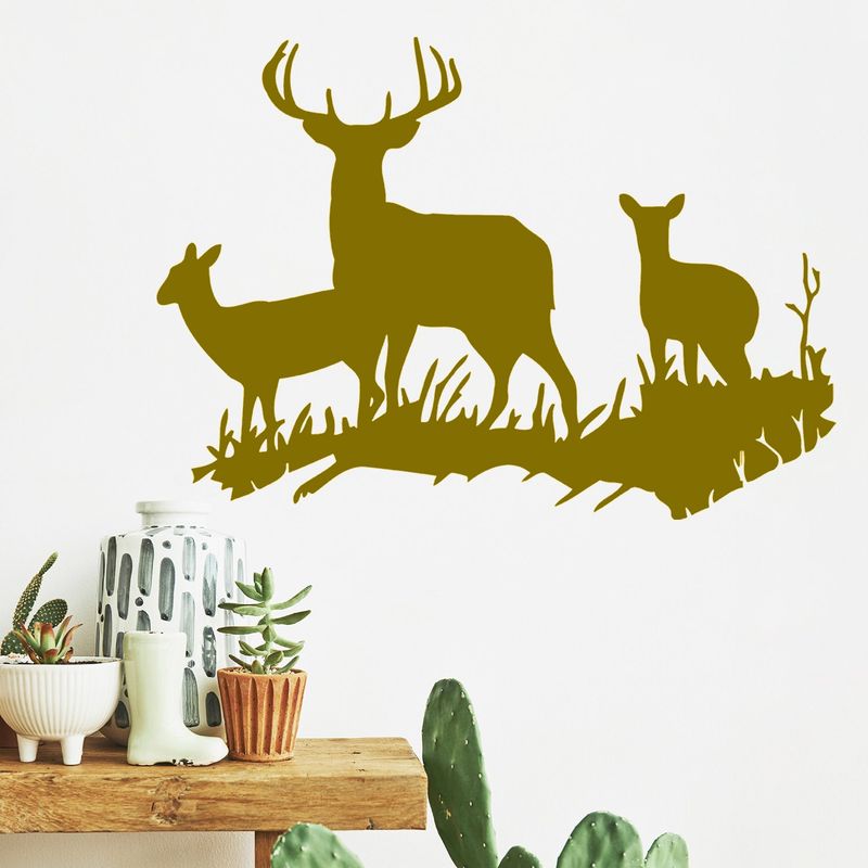STICKART - Vinilo Grupo De Ciervos