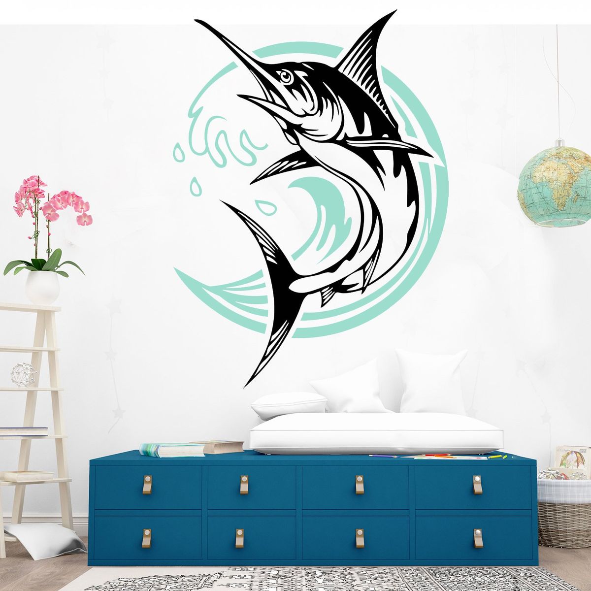 STICKART - Vinilo Decorativo Pez Merlín