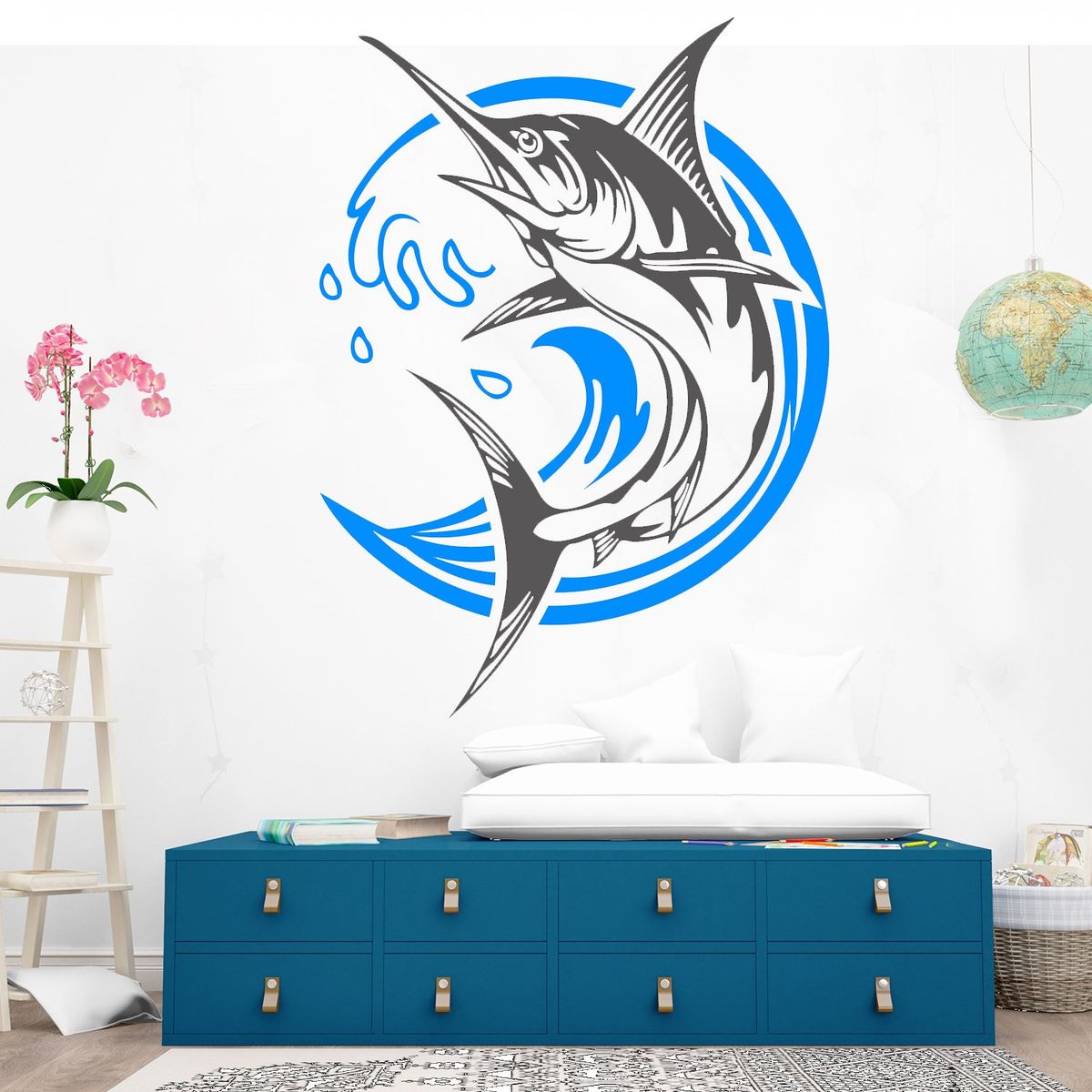 STICKART - Vinilo Decorativo Pez Merlín