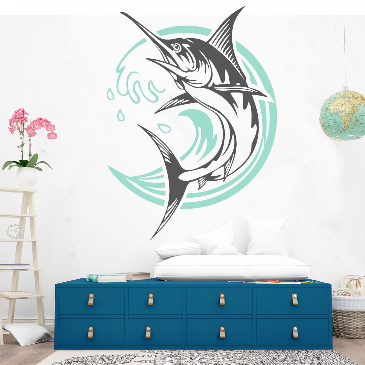 STICKART - Vinilo Decorativo Pez Merlín