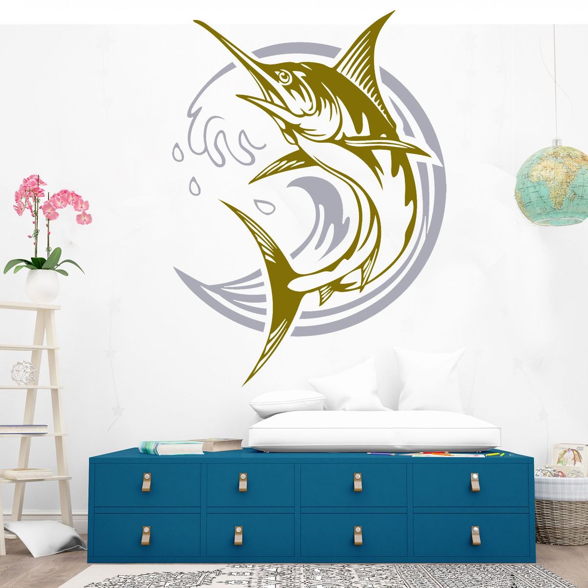 STICKART - Vinilo Decorativo Pez Merlín