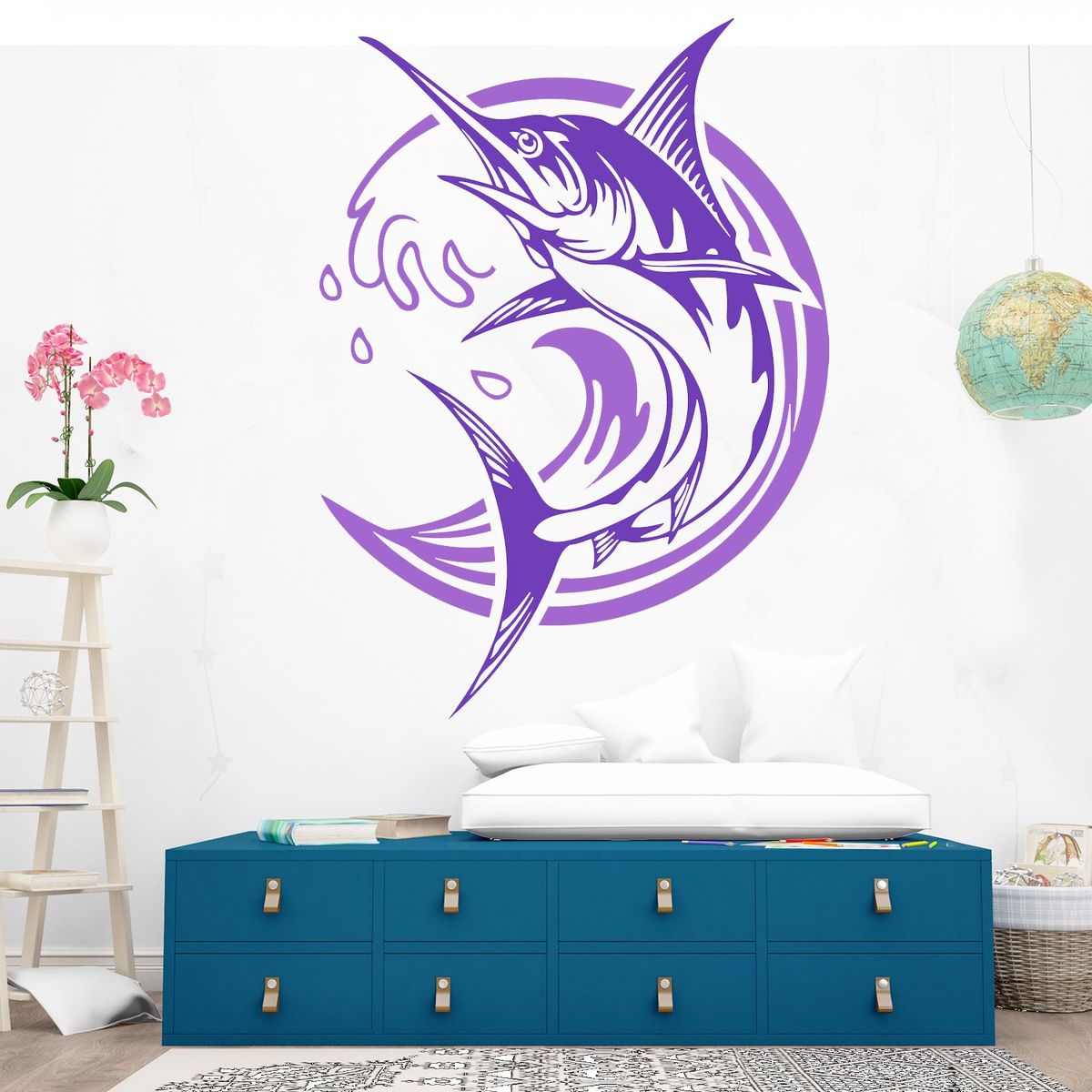 STICKART - Vinilo Decorativo Pez Merlín