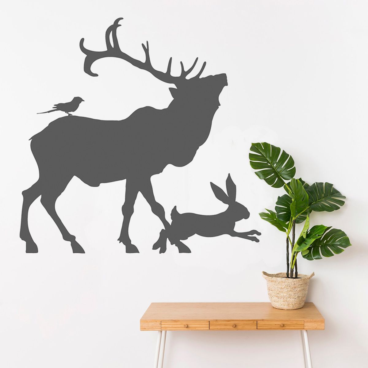 STICKART - Vinilo Ciervo Y Conejo