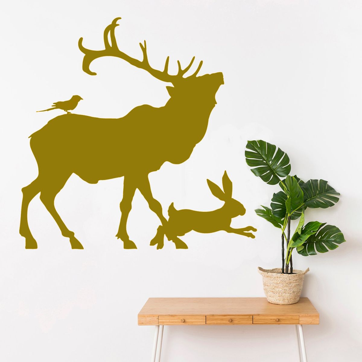 STICKART - Vinilo Ciervo Y Conejo