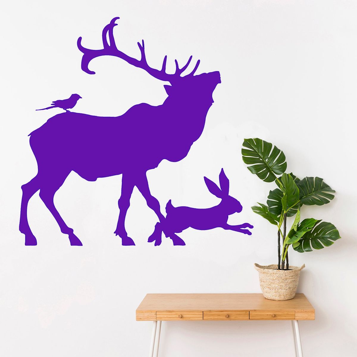 STICKART - Vinilo Ciervo Y Conejo