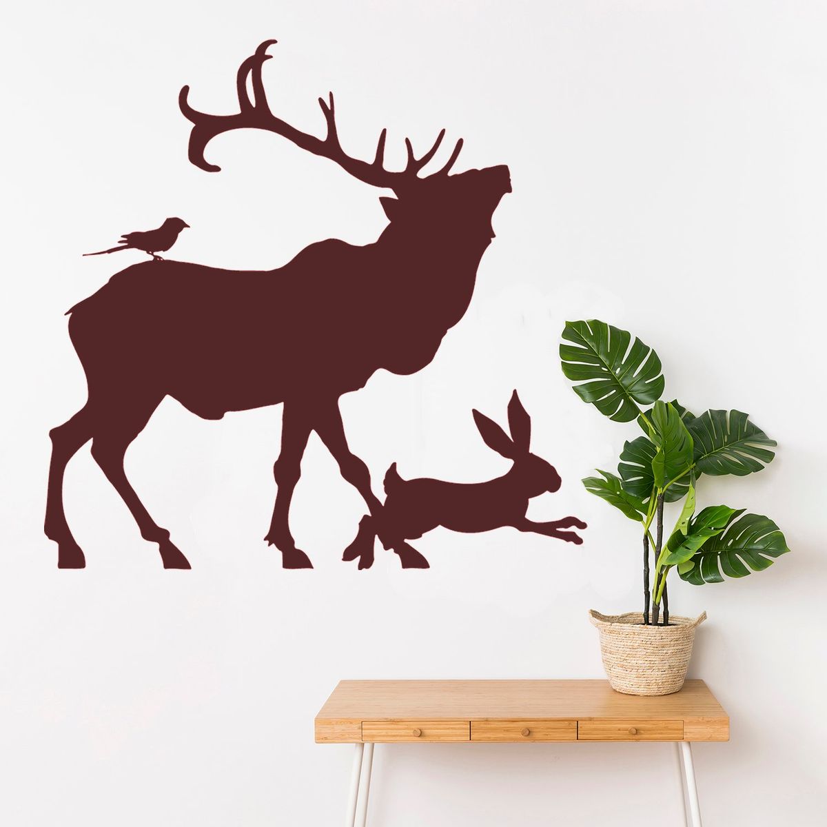 STICKART - Vinilo Ciervo Y Conejo