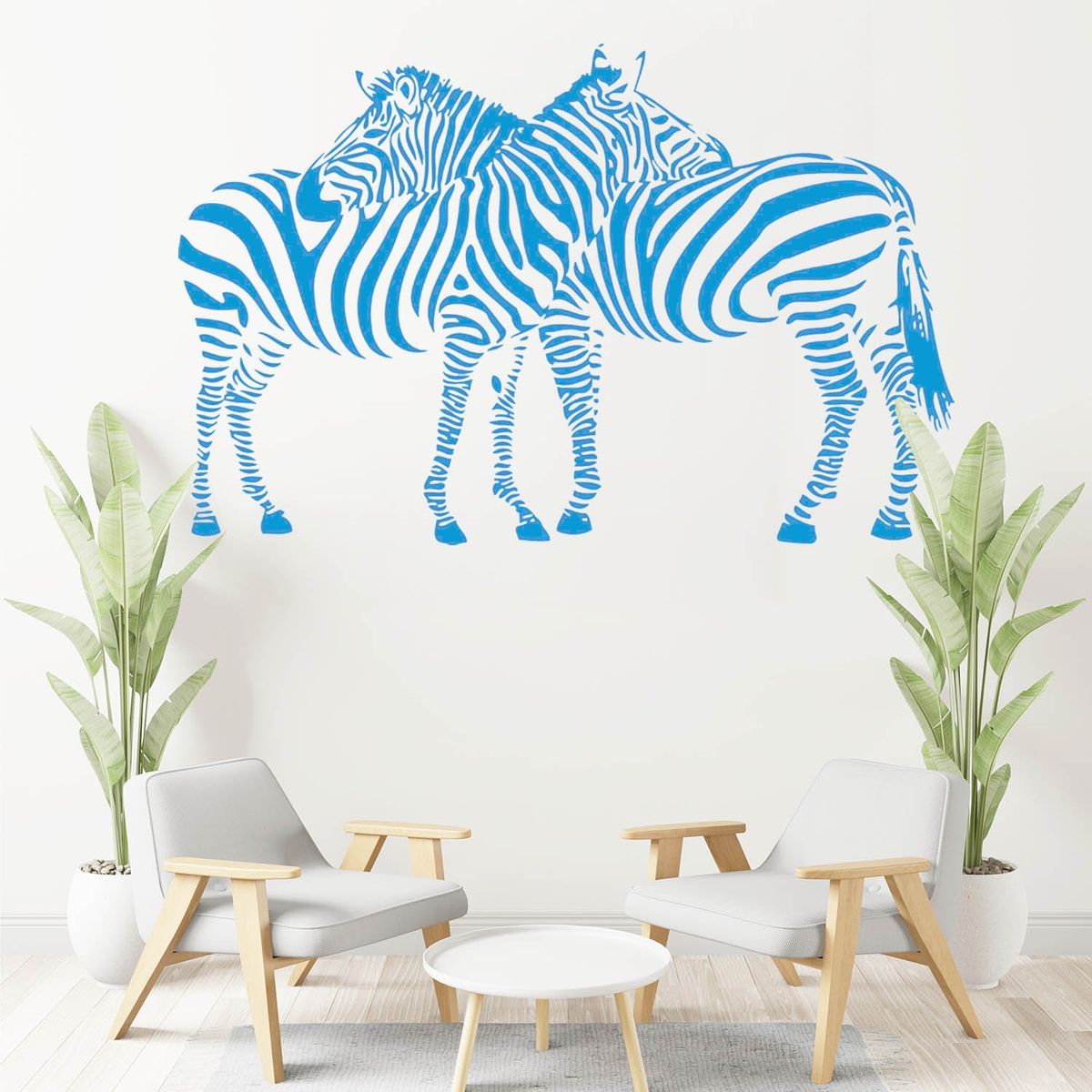 STICKART - Vinilo Pareja De Cebras