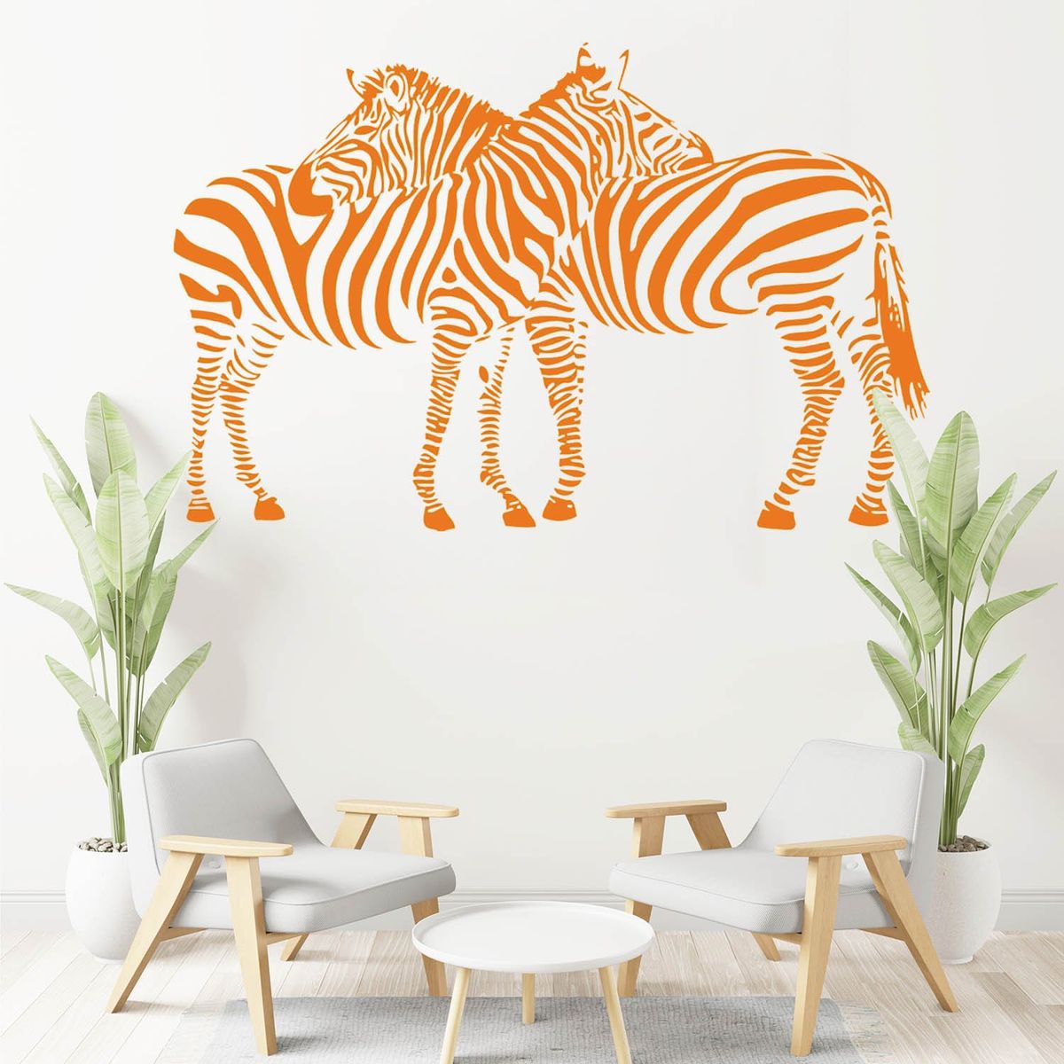 STICKART - Vinilo Pareja De Cebras