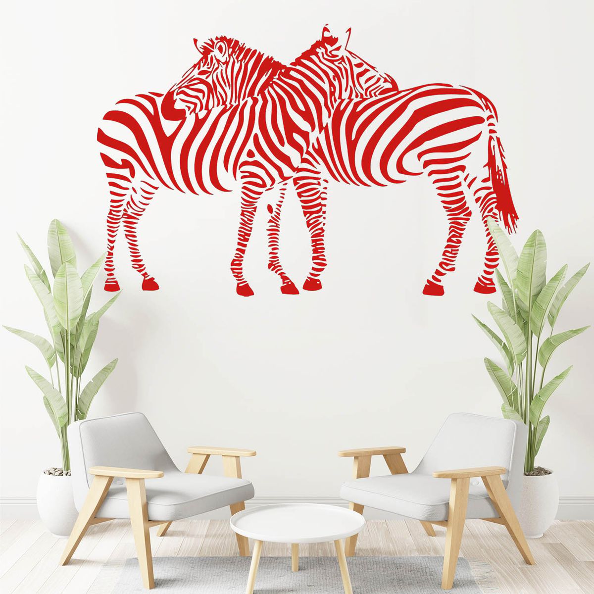 STICKART - Vinilo Pareja De Cebras