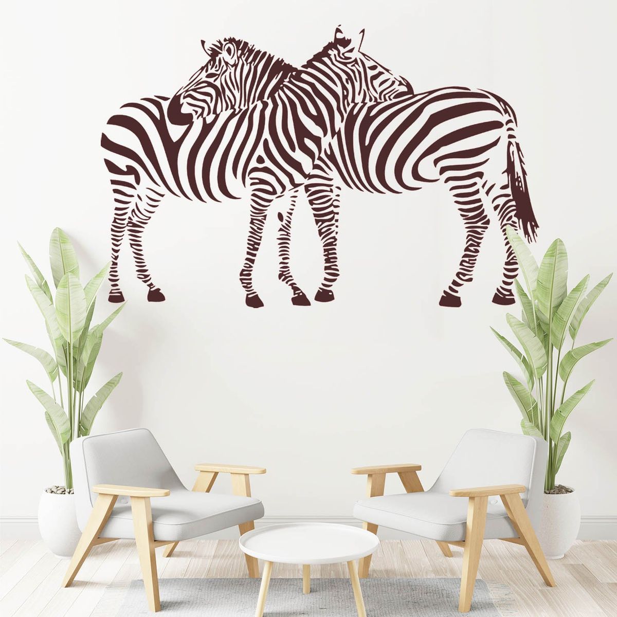 STICKART - Vinilo Pareja De Cebras