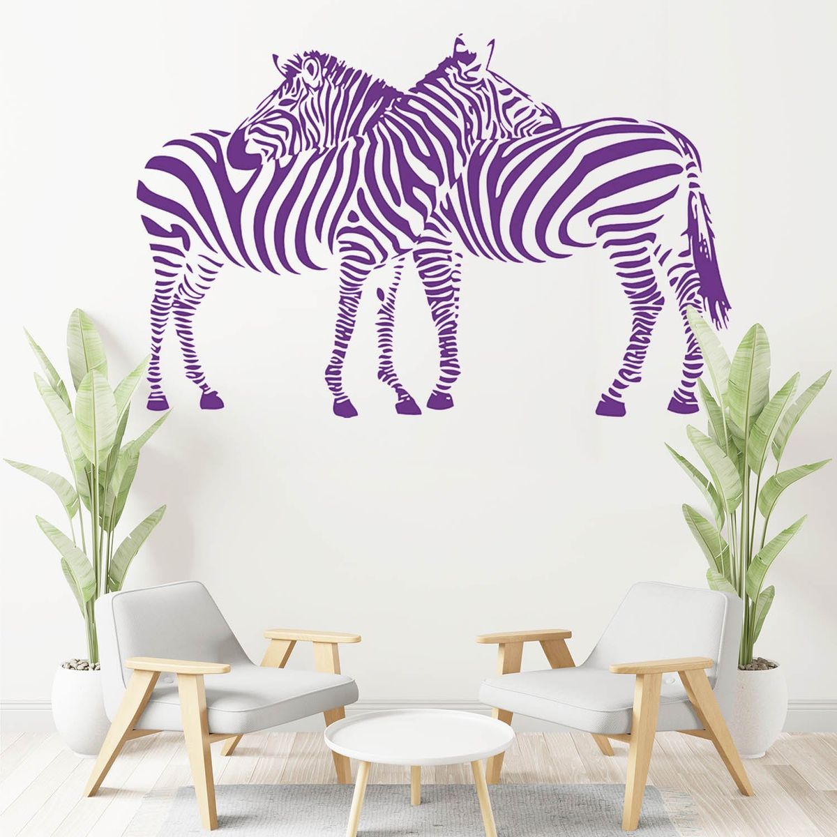 STICKART - Vinilo Pareja De Cebras