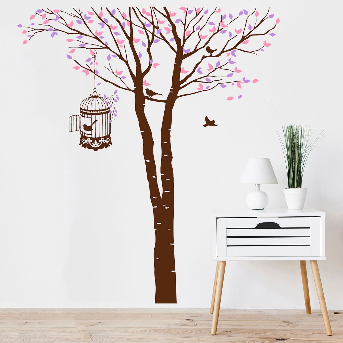 STICKART - Vinilo Árbol Y Jaula