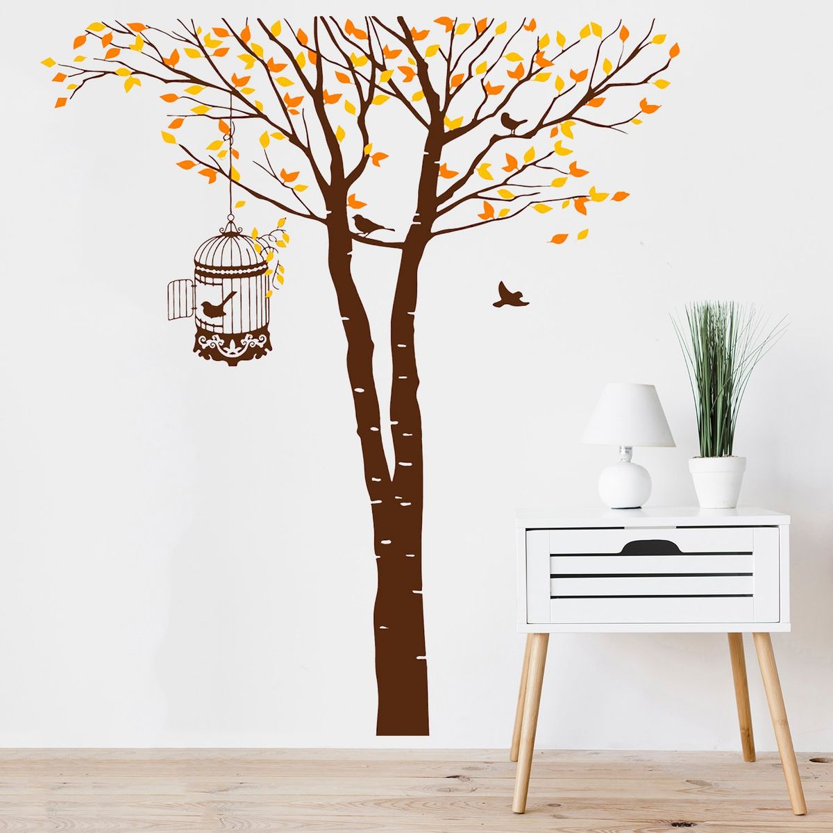 STICKART - Vinilo Árbol Y Jaula