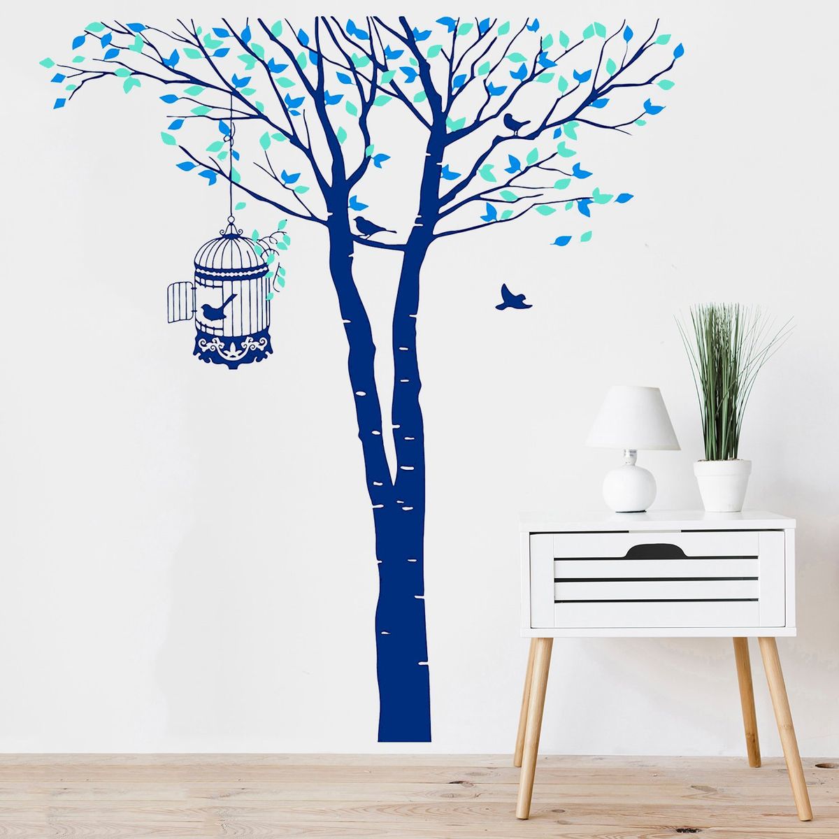 STICKART - Vinilo Árbol Y Jaula