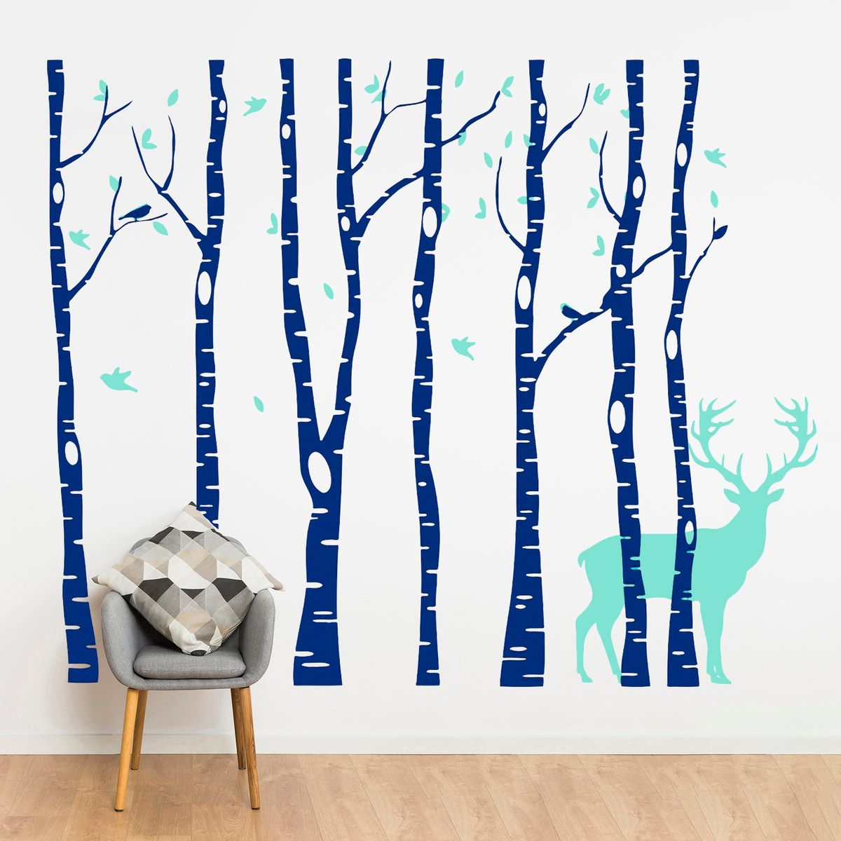 STICKART - Vinilo Árboles Y Ciervo