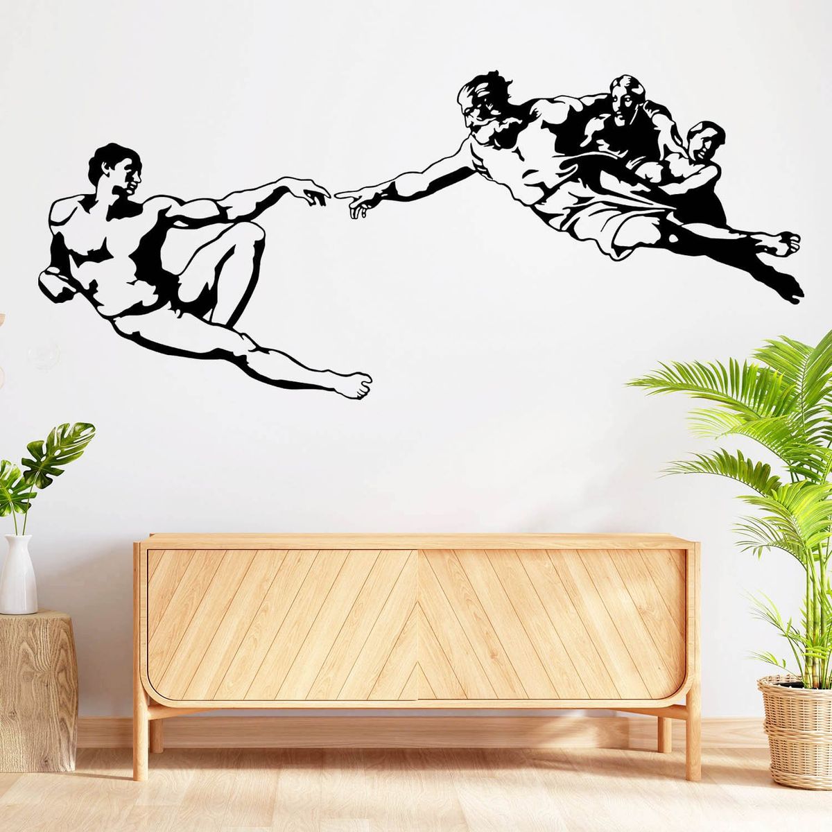 STICKART - Vinilo La Creación De Adán