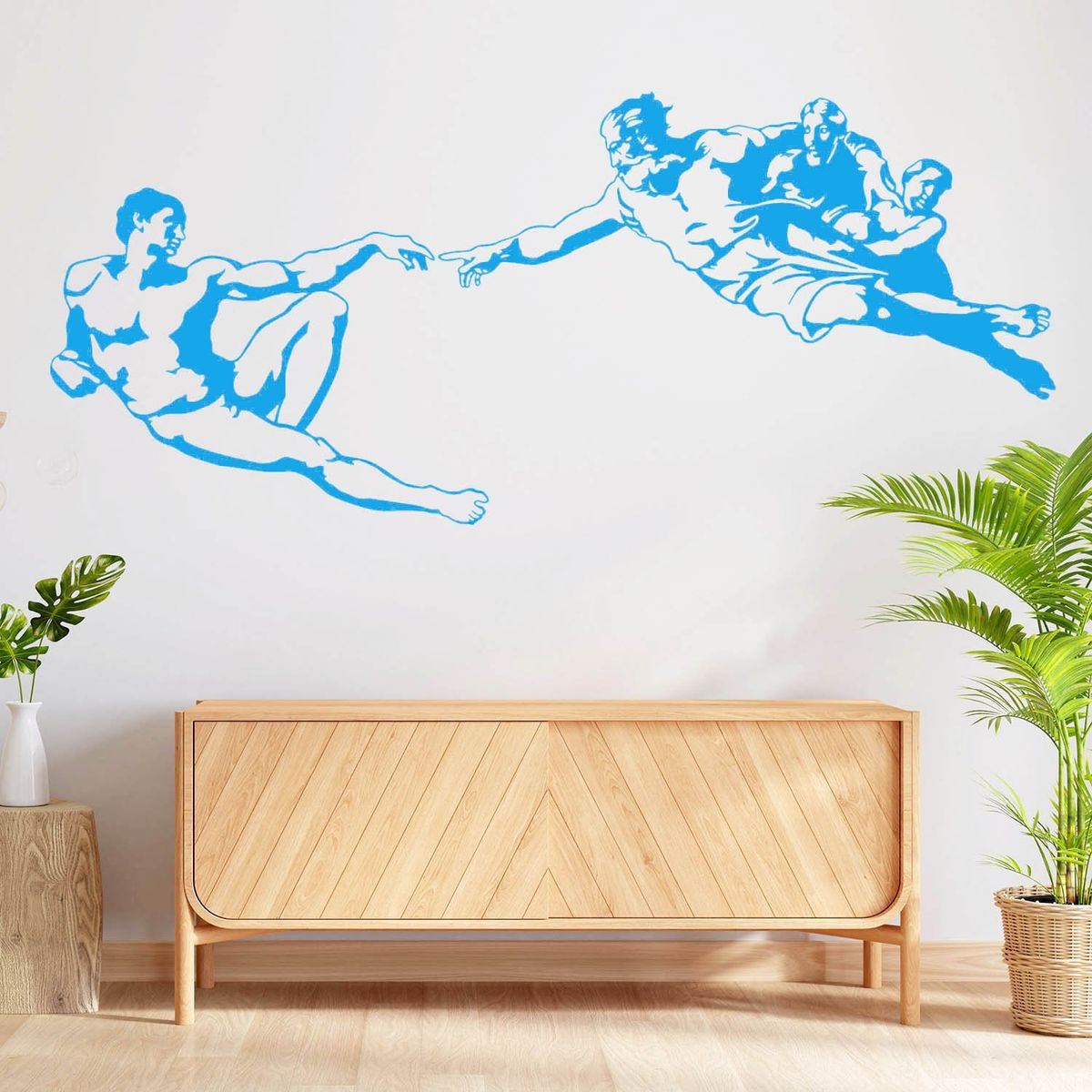 STICKART - Vinilo La Creación De Adán