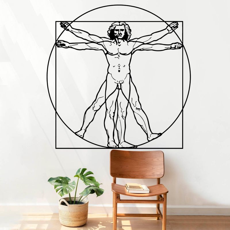 STICKART - Vinilo Hombre De Vitruvio