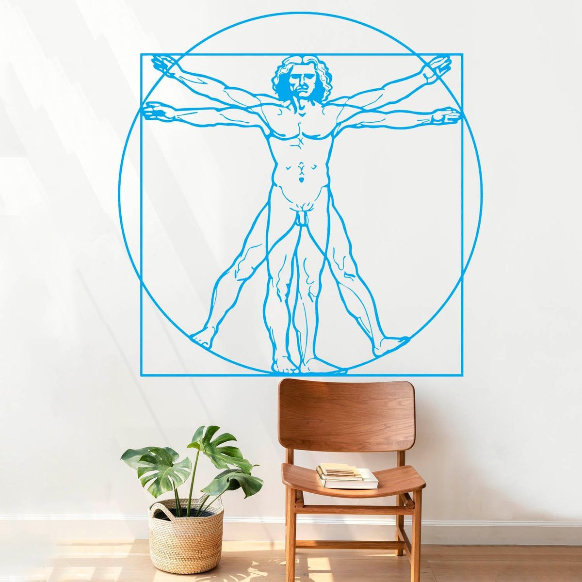 STICKART - Vinilo Hombre De Vitruvio