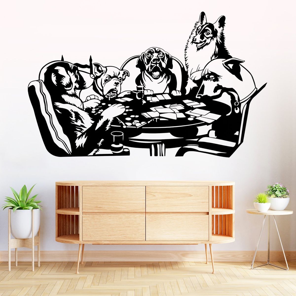 STICKART - Vinilo Perros Jugando Póker
