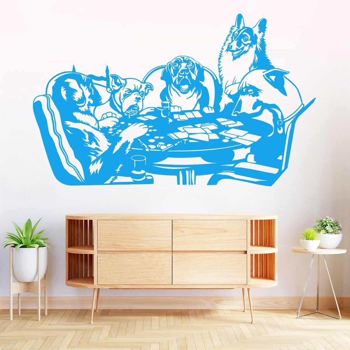 STICKART - Vinilo Perros Jugando Póker