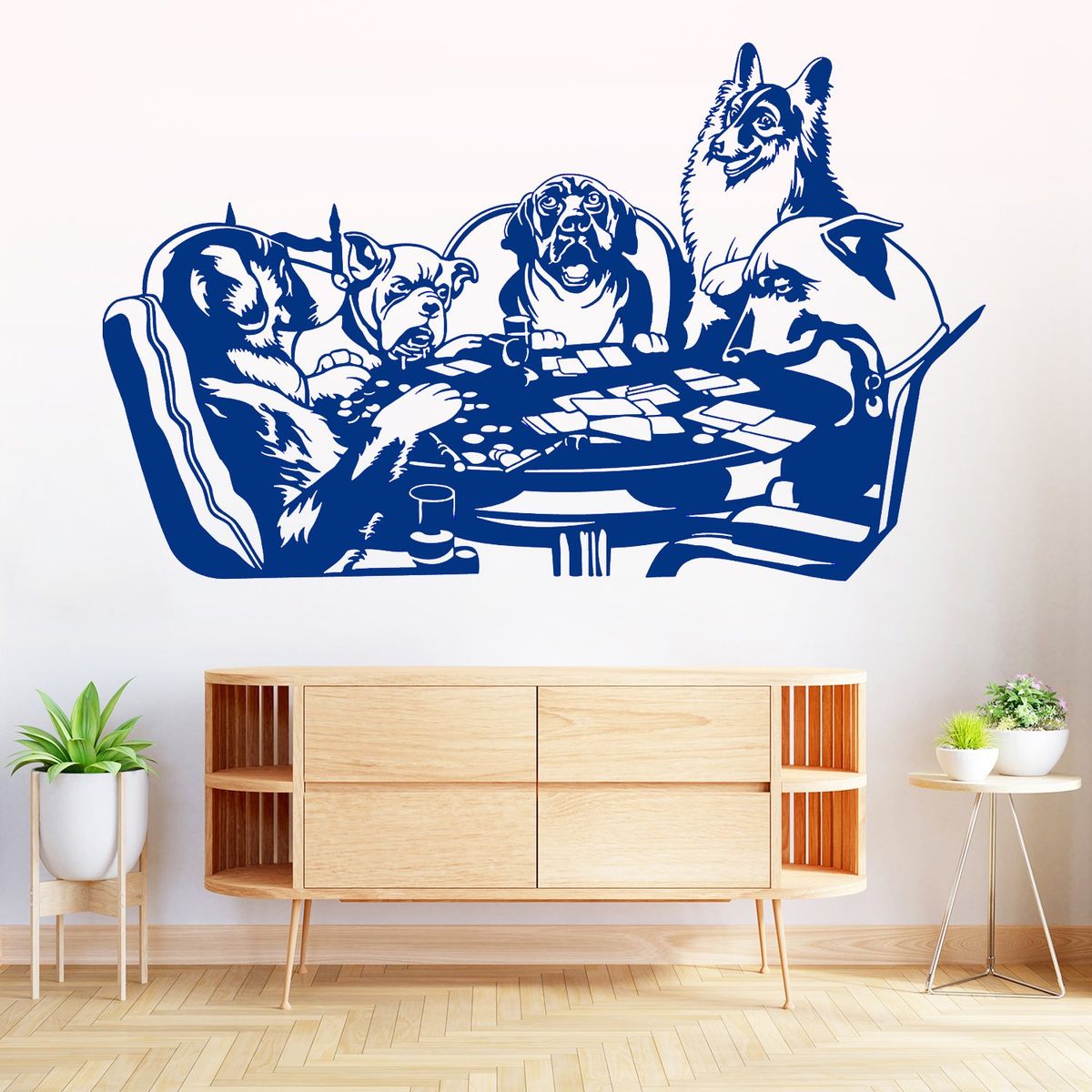 STICKART - Vinilo Perros Jugando Póker