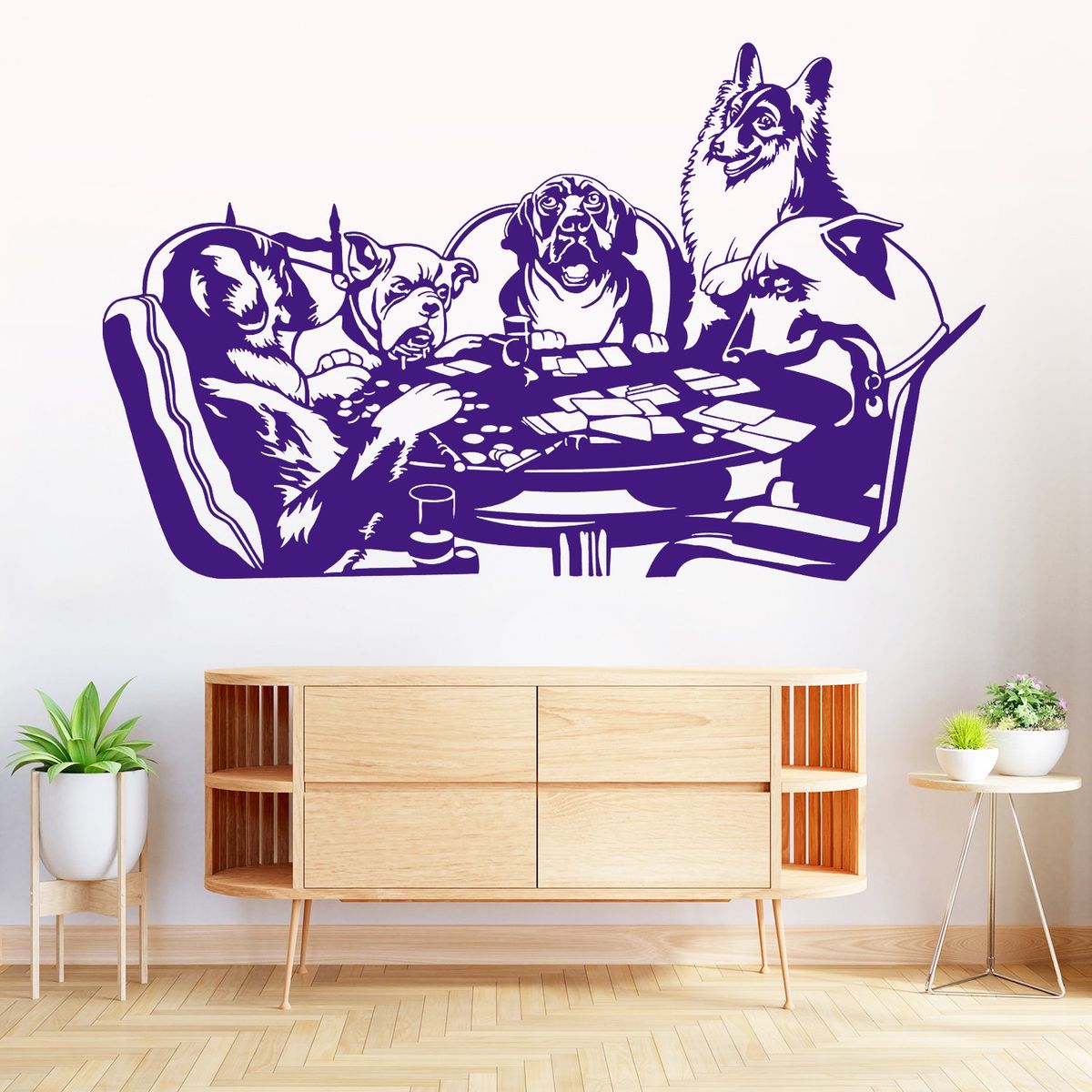 STICKART - Vinilo Perros Jugando Póker