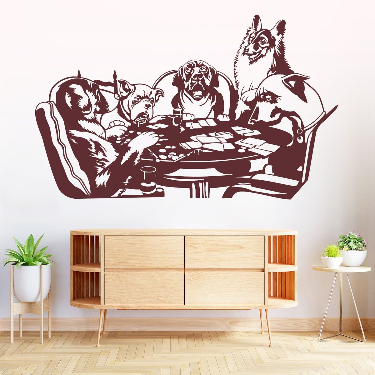 STICKART - Vinilo Perros Jugando Póker