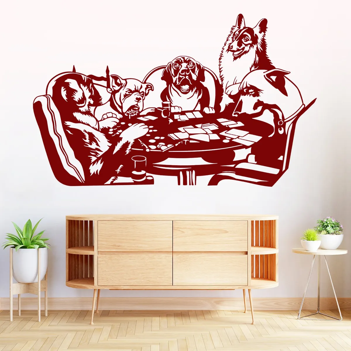 STICKART - Vinilo Perros Jugando Póker