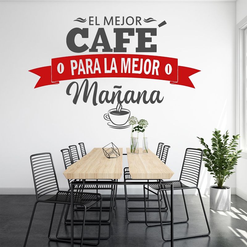 STICKART - Vinilo El Mejor Café